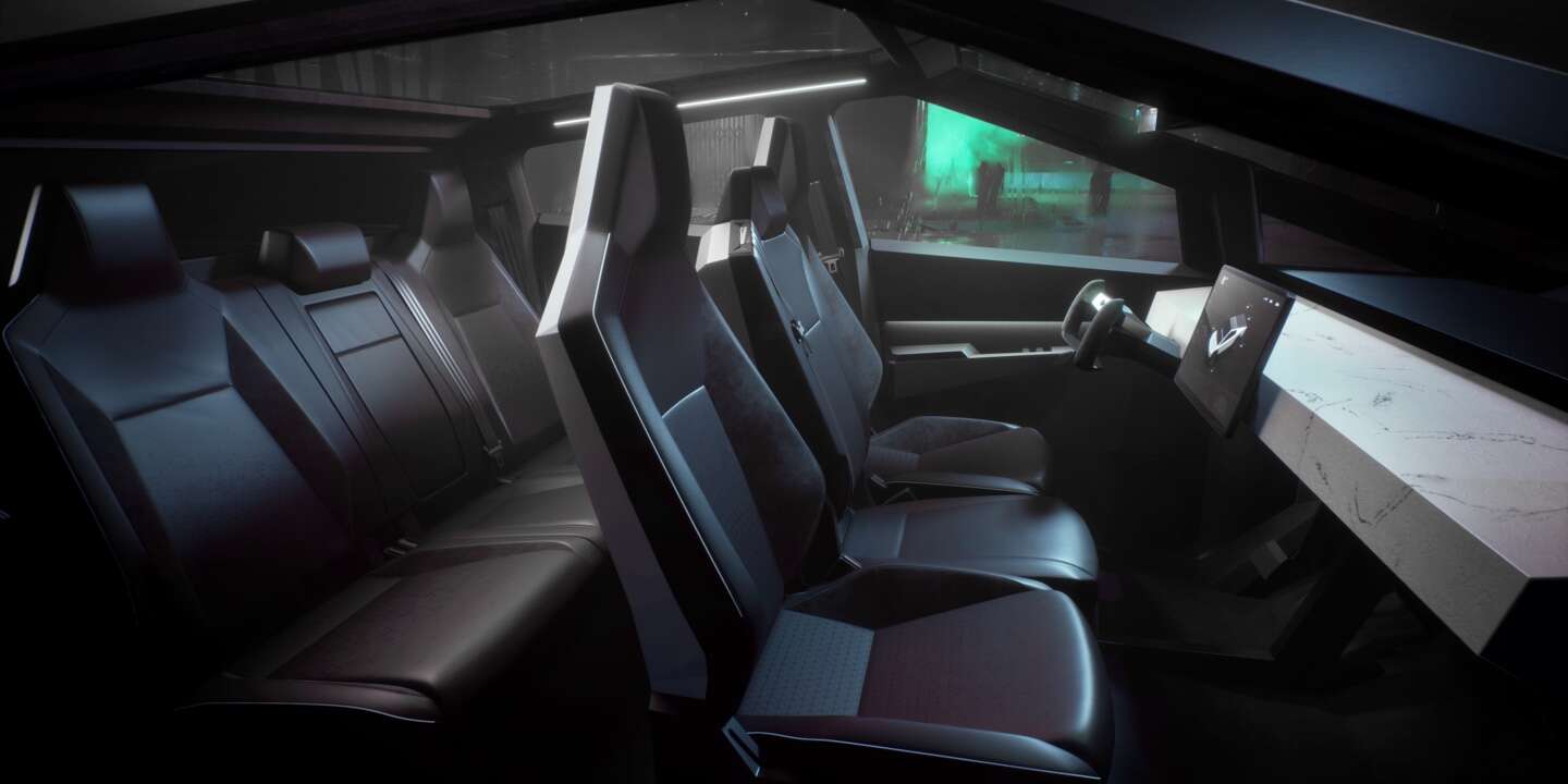Tesla Truck Interior