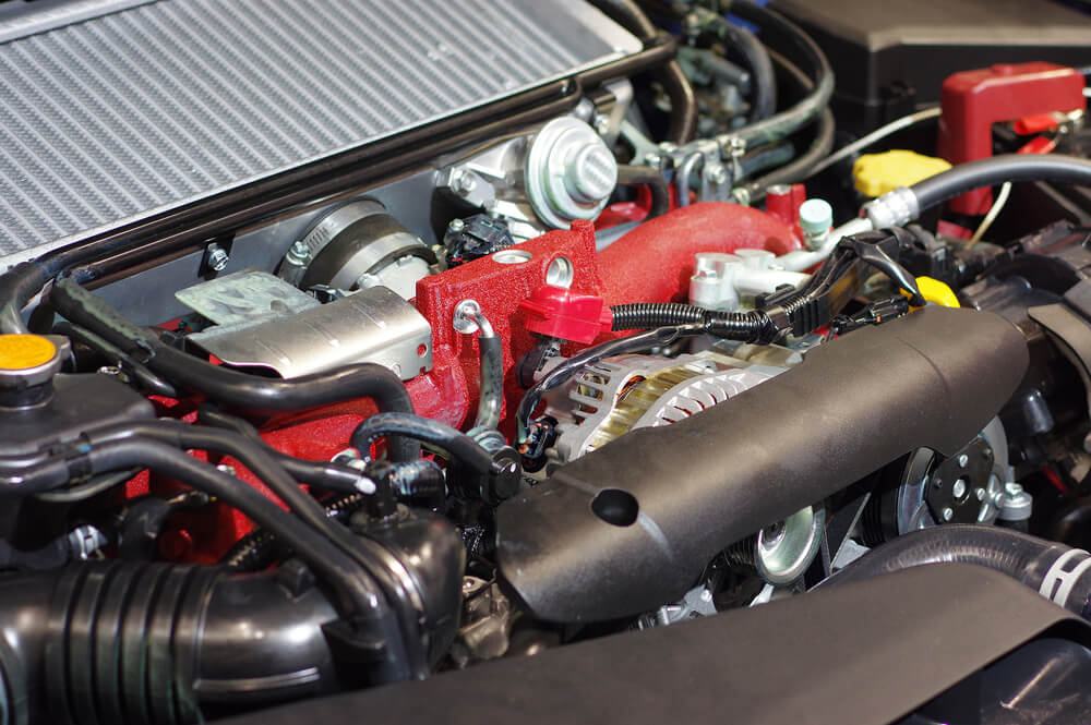 close up of truck engine - trucks and jeeps