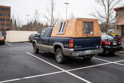 Pickup Truck As A Mobile Home