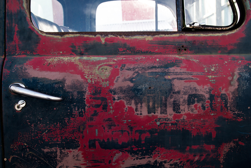 Rusted Truck Door